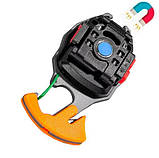 Портативний LED ліхтарик RIAS W5147-COB акумуляторний мультитул із запальничкою та карабіном Type-C (3_05282), фото 4