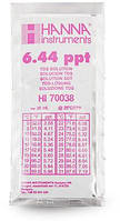 Калібрувальний розчин HI70038 для тдс-метрів 6,44 ppt HANNA 20 мл, Німеччина