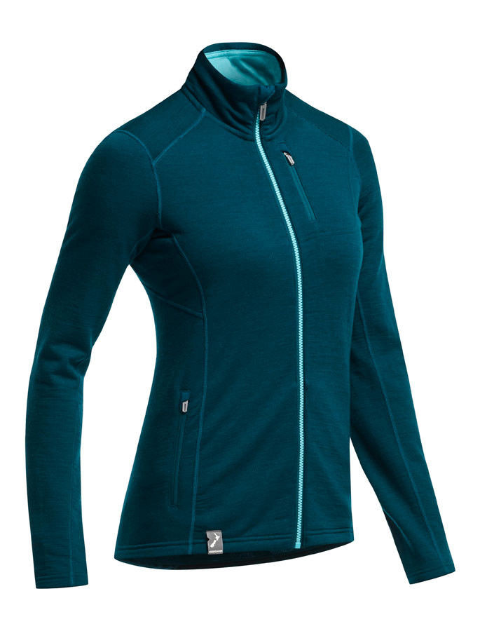 Фліс Icebreaker Cascade LS Zip stripe WMN