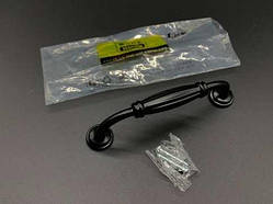 Ручки меблеві. Колір чорний. 96мм / Ручки меблеві. Колір чорний. 96мм