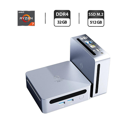 Неттоп GenMachine Ren5000 USFF/ Ryzen 7 5800u/ 32 GB RAM/ 512 GB SSD/ RX Vega 8, фото 1