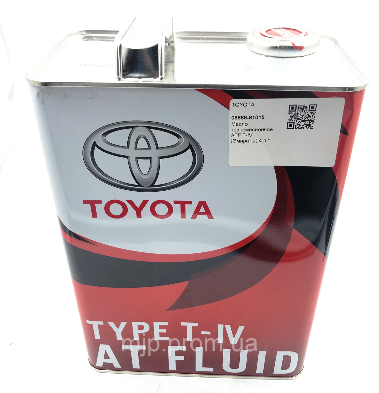 Оригінальне трансмісійне мастило TOYOTA ATF T-IV 4 л. 08886-81015