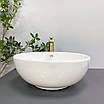 Умивальник (раковина) VBI BRUNICO S WHITE накладний, фото 5