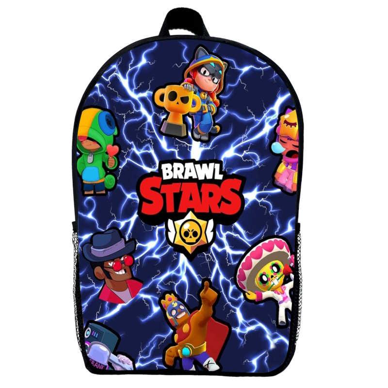 Рюкзак Бравл Старс (School Gear bag Brawl Stars 04) чорний, 39 х 27 х 14 см