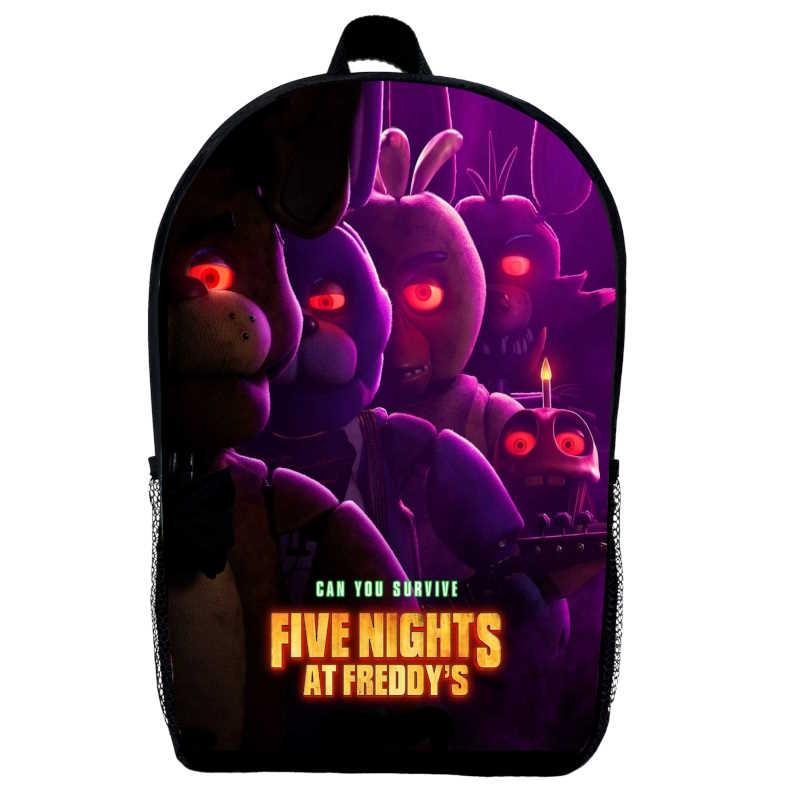 Рюкзак ФНАФ Аніматроніки 5 ночей з Фредді (School Gear bag FNAF 06) чорний, 39 х 27 х 14 см
