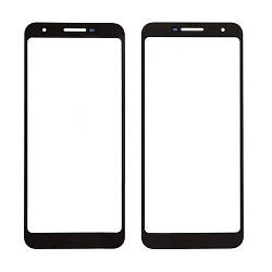Скло корпусу Google Pixel 3a з OCA-плівкою, black (Original PRC)