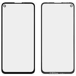 Скло корпусу Google Pixel 4a 5G з OCA-плівкою, black (Original PRC)