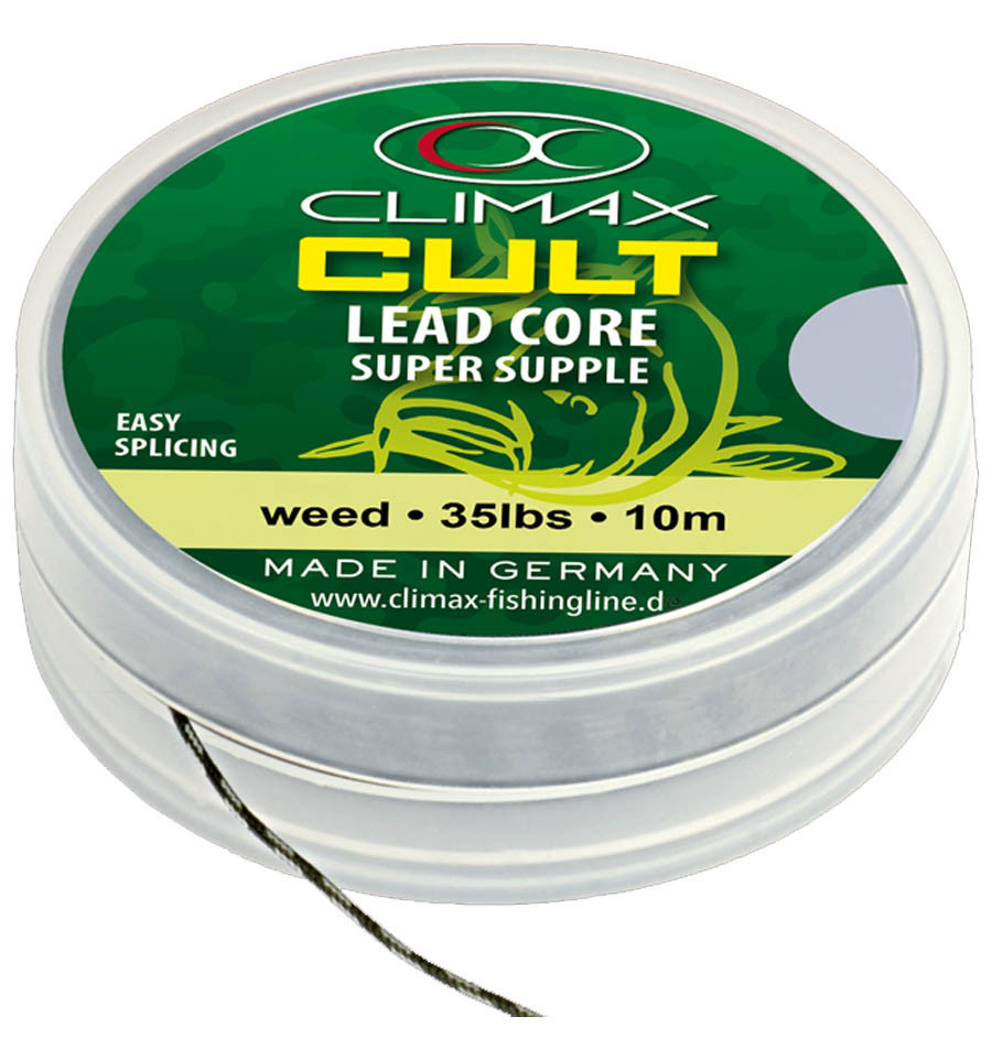 LEDкор Climax CULT Leadcore 10 m, 45 lbs, 20 kg іл (silt)