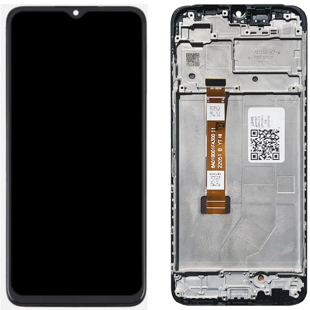 Дисплей OPPO A18 (CPH2591)/A38 (CPH2579)/A59 у зборі із сенсором і рамкою black
