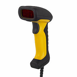 Промисловий дротовий лазерний сканер штрих-коду Netum NT-1208 IP76 USB 1D Yellow
