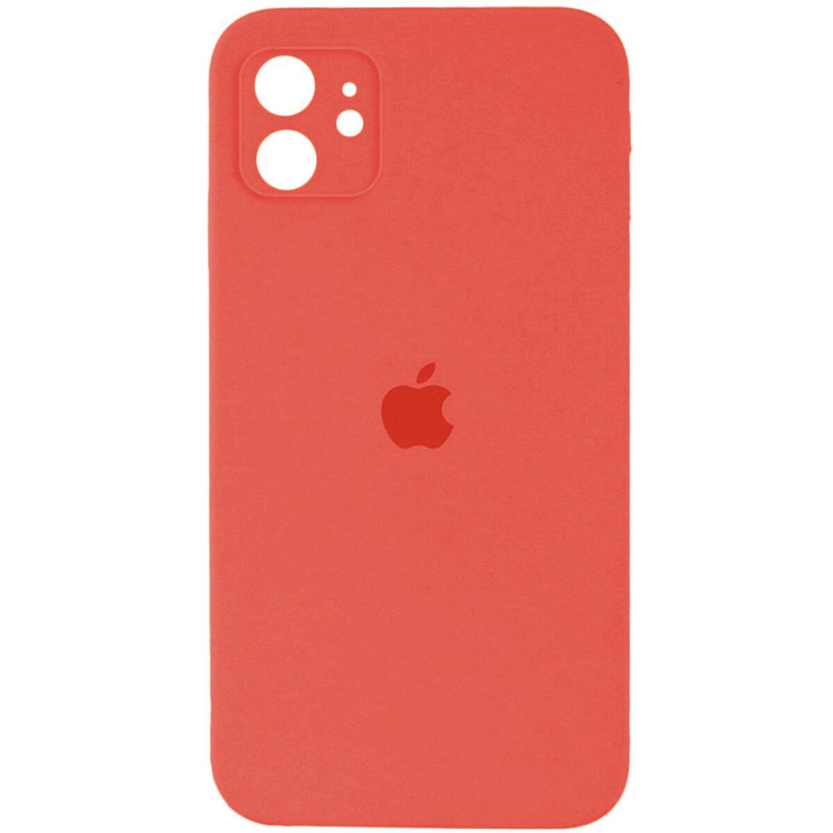 Чохол для смартфона Silicone Full Case AA Camera Protect for Apple iPhone 11 18, Peach