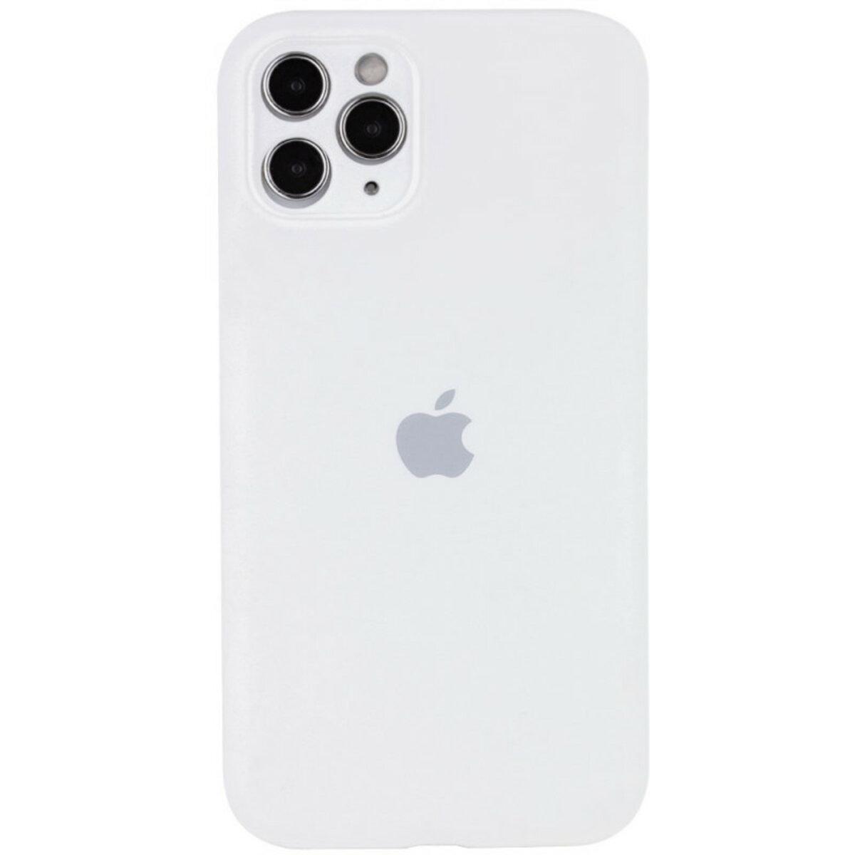 Чохол для смартфона Silicone Full Case AA Camera Protect for Apple iPhone 11 Pro 8, White