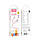 Кабель HOCO X97 Crystal color silicone charging data cable Type-C light pink, фото 2