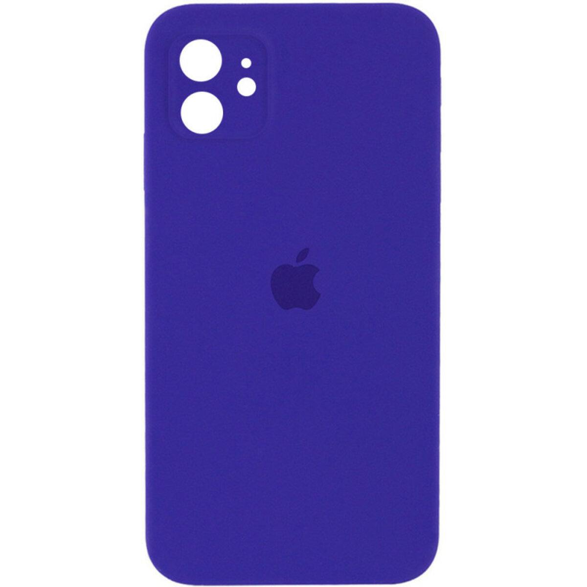 Чохол для смартфона Silicone Full Case AA Camera Protect for Apple iPhone 11 22, Dark Purple, фото 1