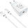 Мережевий зарядний пристрій BOROFONE BA38A Plus Speedy PD20W charger set (Type-C to Lightning) White, фото 3