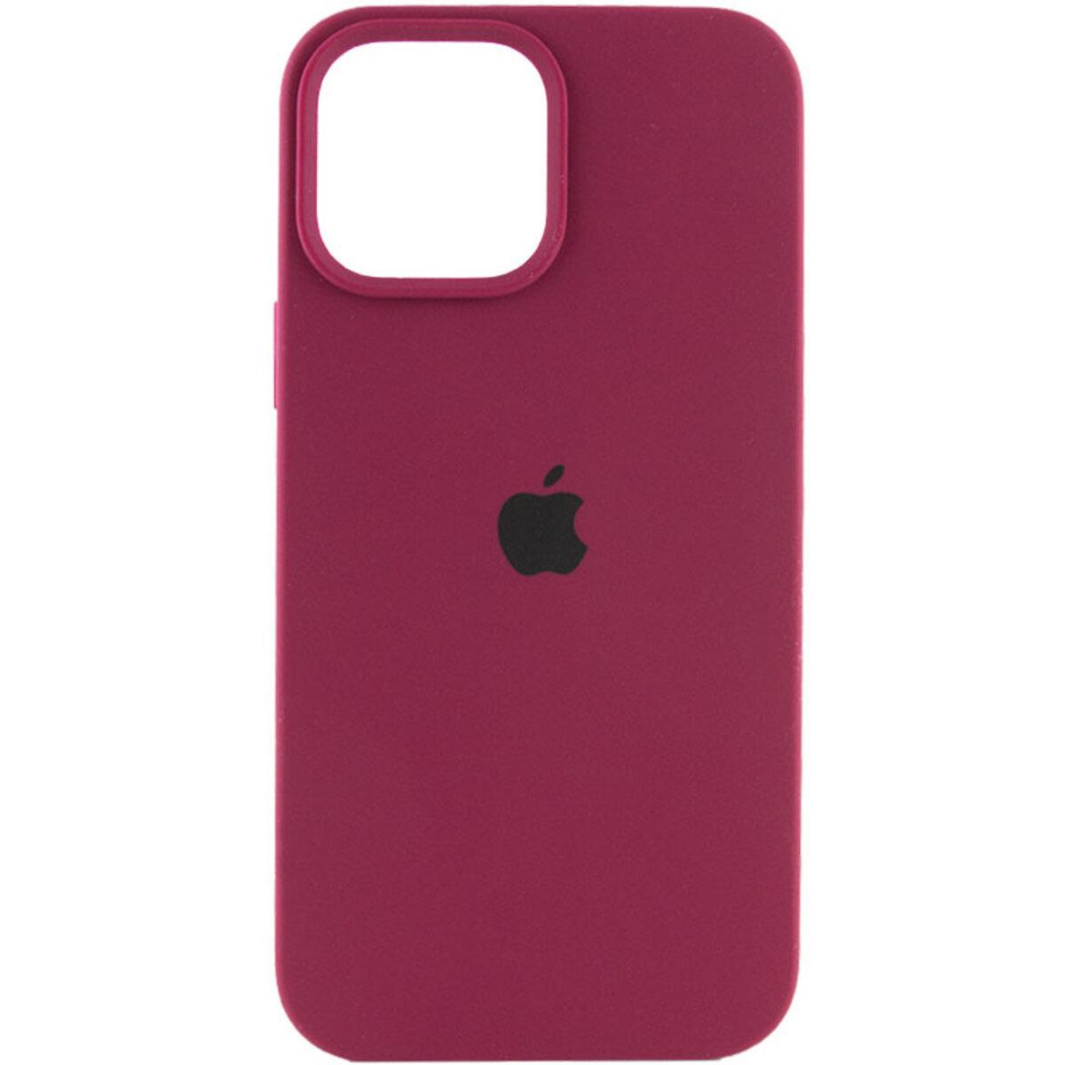 Чохол для смартфона Silicone Full Case AA Open Cam for Apple iPhone 12 Pro Max 35, Maroon