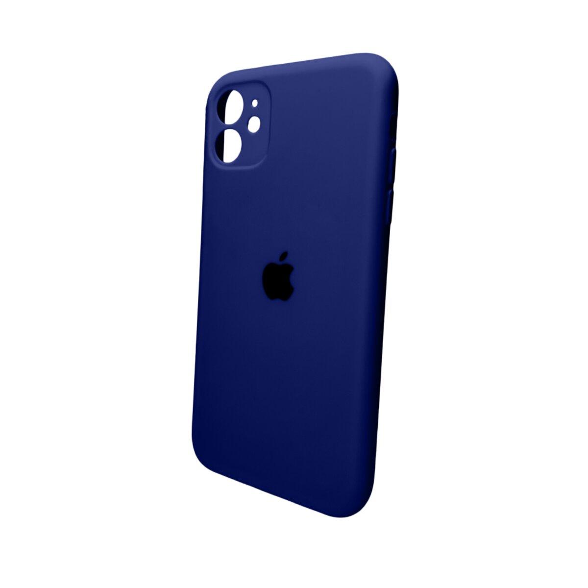 Чохол для смартфона Silicone Full Case AA Camera Protect for Apple iPhone 11 Pro Max кругл 39, Navy Blue
