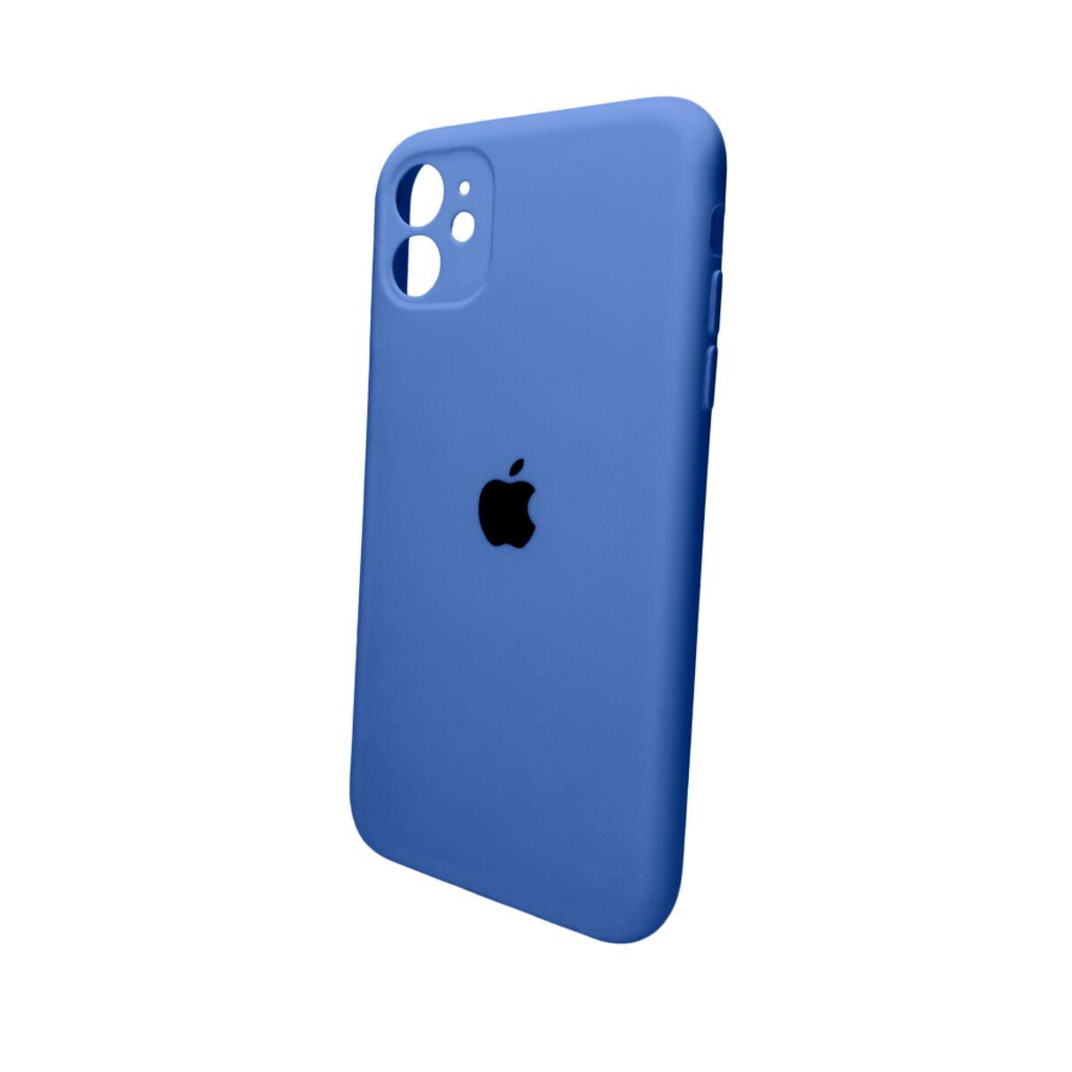 Чохол для смартфона Silicone Full Case AA Camera Protect for Apple iPhone 11 Pro кругл 3, Royal Blue