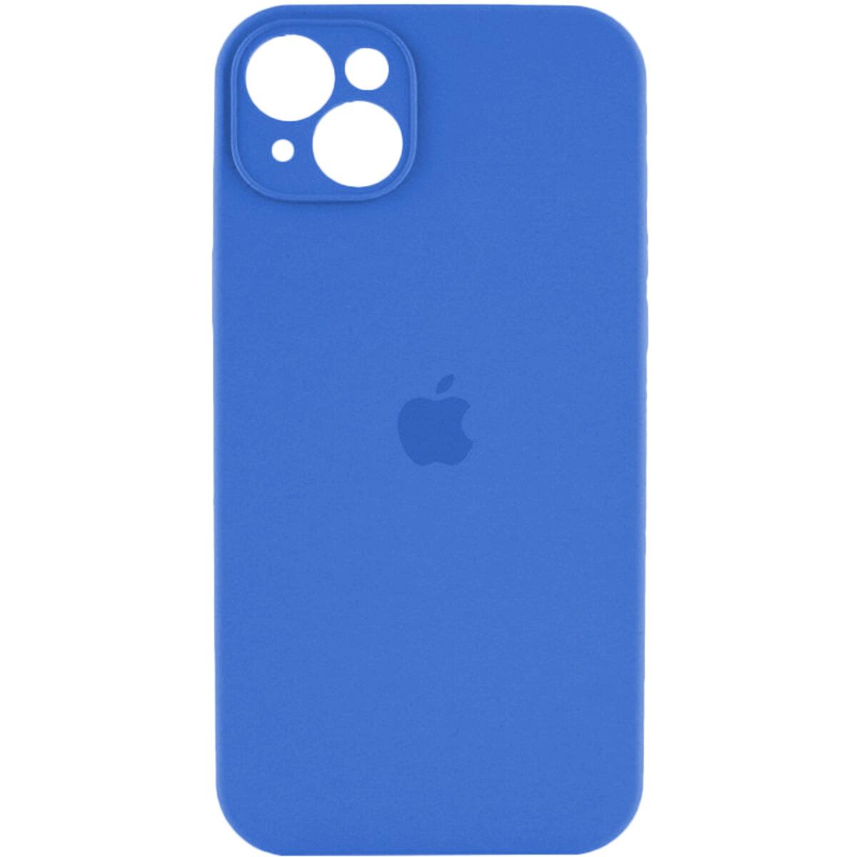 Чохол для смартфона Silicone Full Case AA Camera Protect for Apple iPhone 14 3, Royal Blue