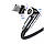 Кабель Essager Universal 540 Ratate 3A Magnetic USB Charging Cable Lightning 2m grey (EXCCXL-WXA0G), фото 2