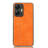 Чохол для смартфона Cosmis Leather Case for Realme C55 Orange