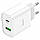 Мережевий зарядний пристрій HOCO C80A Plus Rapido PD20W+QC3.0 charger White, фото 2