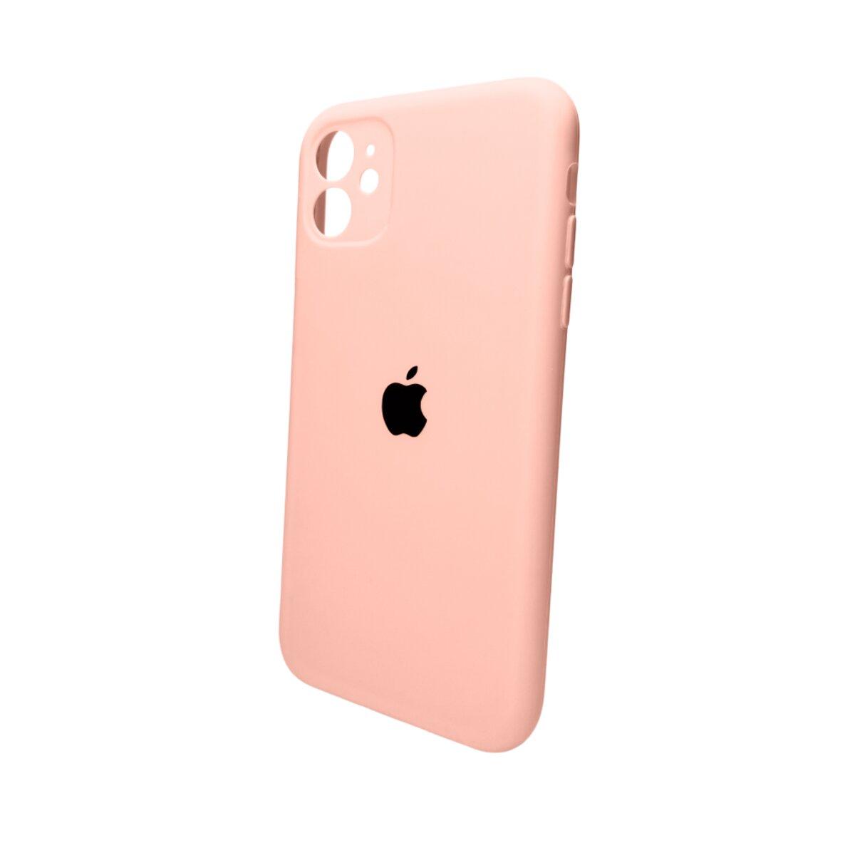 Чохол для смартфона Silicone Full Case AA Camera Protect for Apple iPhone 11 Pro Max кругл 37, Grapefruit