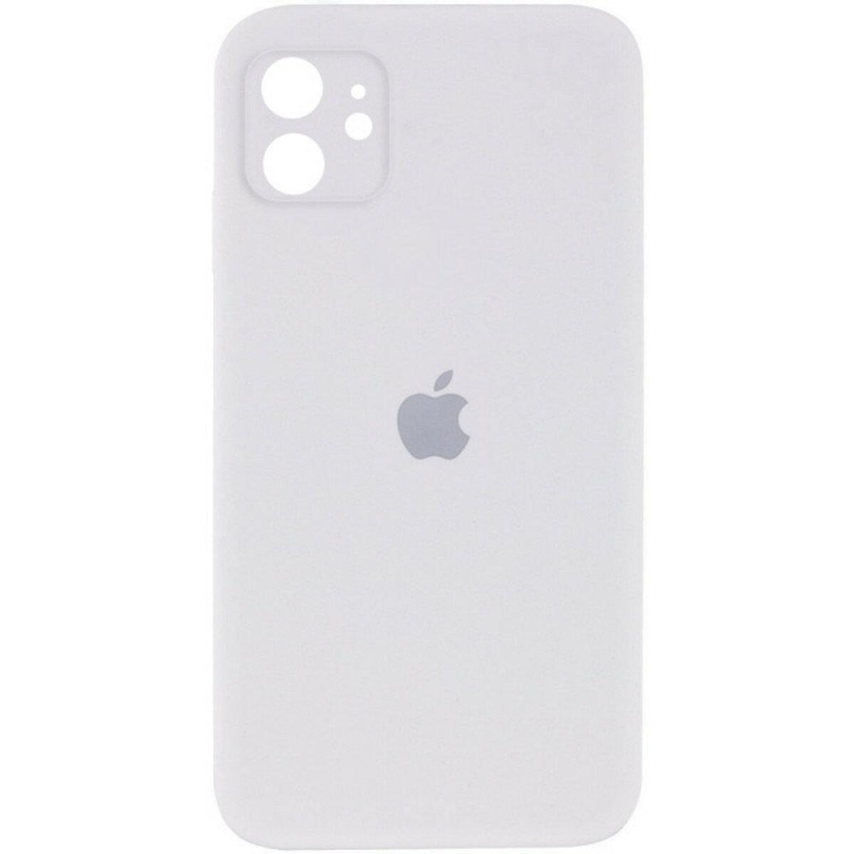 Чохол для смартфона Silicone Full Case AA Camera Protect for Apple iPhone 12 8, White, фото 1
