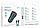 Автомобільний зарядний пристрій BOROFONE BZ19 Wisdom dual port car charger set(Type-C) Sapphire Blue, фото 5