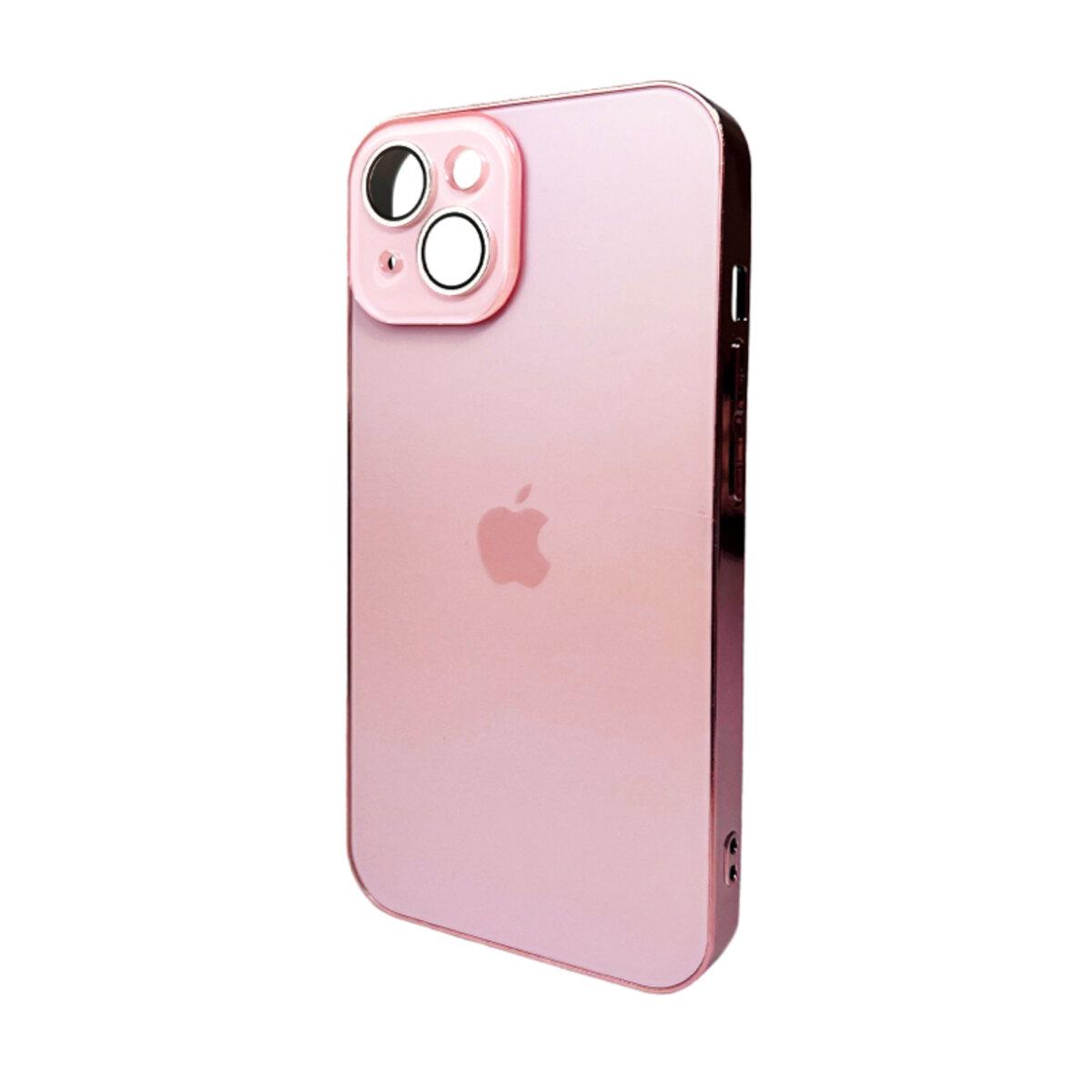 Чохол для смартфона AG Glass Sapphire Frame MagSafe Logo for Apple iPhone 14 Pink