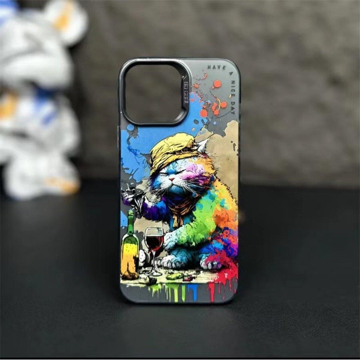 Чохол для смартфона So Cool Print for Apple iPhone 13 Pro Max 22,Drunk cat