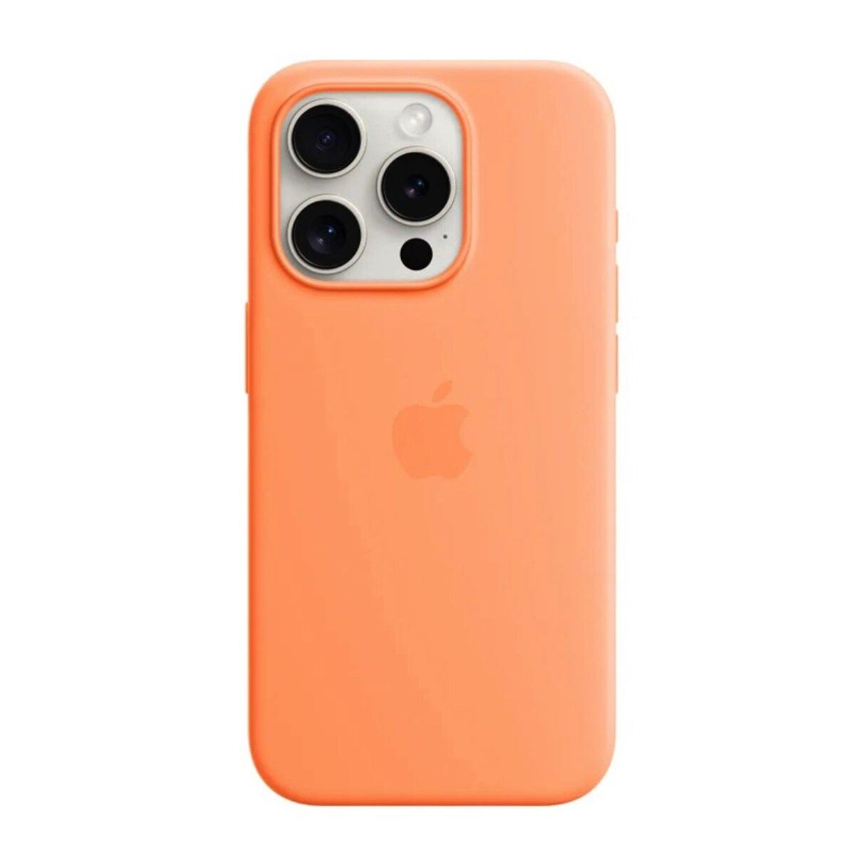 Чохол для смартфона Silicone Full Case AAA MagSafe IC for iPhone 15 Orange, фото 1