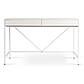 Білий письмовий стіл на ніжках Ally 123х60 см на металевому каркасі в кімнату, фото 7