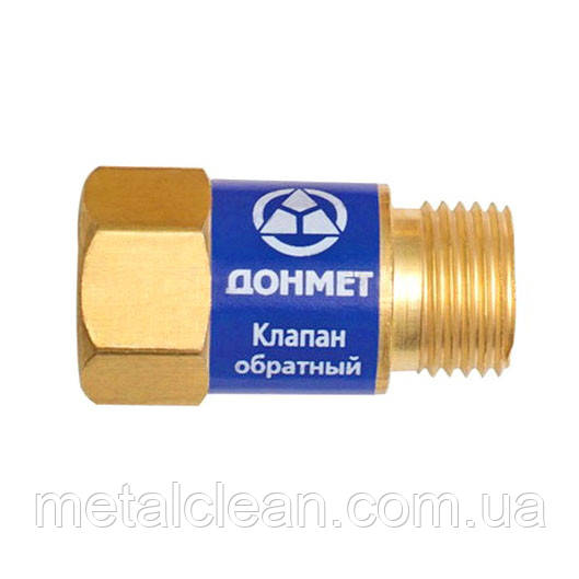 Клапан зворотний ЗВК "ДОНМЕТ" М16х1,5 кисневий на різак/пальник