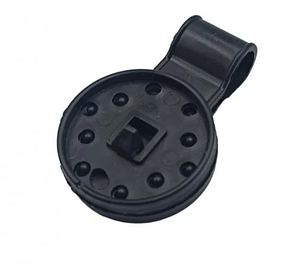 Скоба тентова (кліпса) для агроволокна, тенту, плівки 1 шт. - чорна