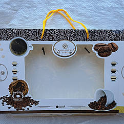 Подарункова коробка 25х20х5 Кава