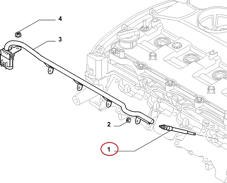 Свічка розжарювання на Fiat Ducato 250, Peugeot Boxer 3, Citroen Jumper 3 (2006-2011) 2.2, 9659279280, 596088, фото 1