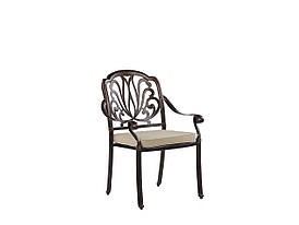 Набір з 2 садових стільців Коричневий ANCONA