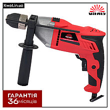 Дриль електричний ударний 950 Вт Vitals Master 1395GNak 0 - 2800 об хв Свердла 1.5-13 мм