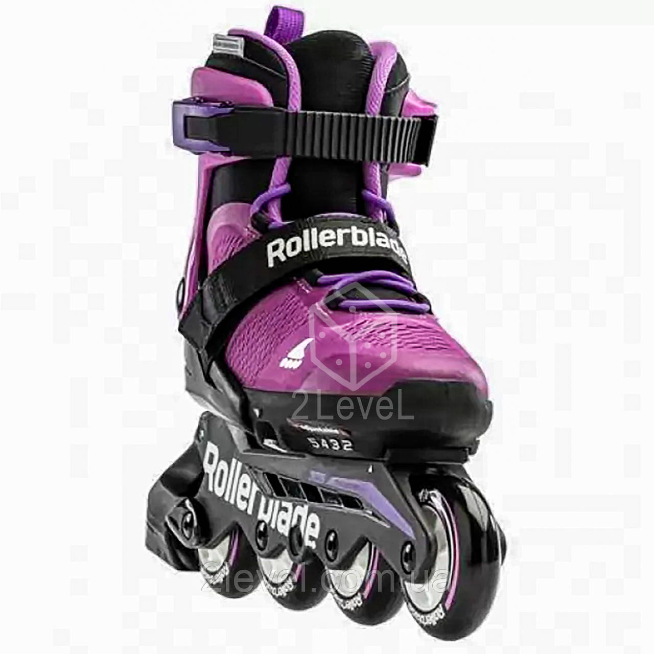 Дитячі розсувні ролики Rollerblade Microblade Фіолетові Розмір 28-32 Роликові ковзани дитячі Microblade