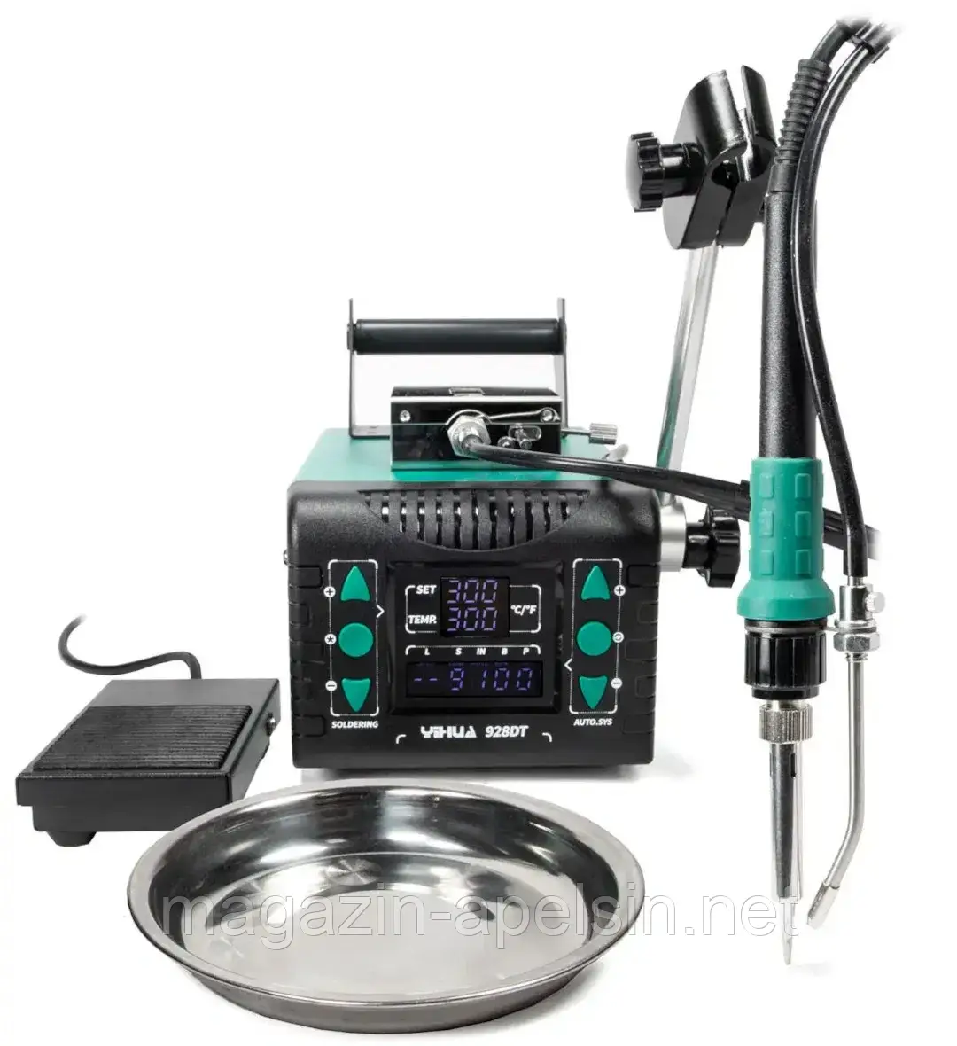 Паяльна станція Yihua 928DT з автоматичним подавачем олова - 65 Вт