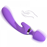 Універсальний вібратор мікрофон, Двосторонній вібромасир вагінально-кліторальний, Інтимні іграшки, фото 6