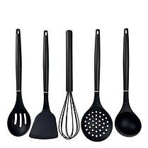 Набір кухонного приладдя силіконовий 12 предметів MAGIO MG-1097B Black (Niz15008), фото 4