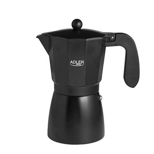 Кавоварка гейзерна Adler AD 4420 (520мл, до 9 чашок, компактна, зручна)