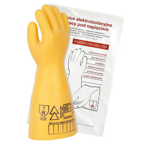 Диэлектрические перчатки Elsec Class 1 Польша (Класс 1) 10кВ (ID ...