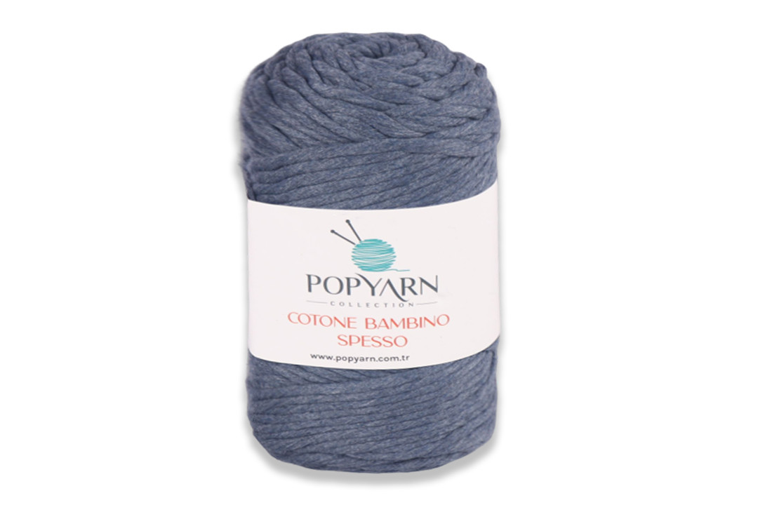 Popyarn Cotone Bambino Spesso, Джинс No222, фото 1