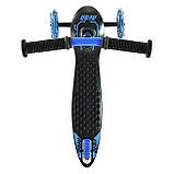 Самокат триколісний з колесами що світяться Neon Glider Air синій (SHiz15472), фото 4