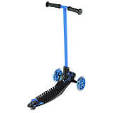 Самокат триколісний з колесами що світяться Neon Glider Air синій (SHiz15472), фото 6