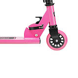 Самокат для дівчинки від 3-х до 7 років Miqilong Cart рожевий (SHiz15465), фото 2