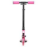 Самокат для дівчинки від 3-х до 7 років Miqilong Cart рожевий (SHiz15465), фото 6